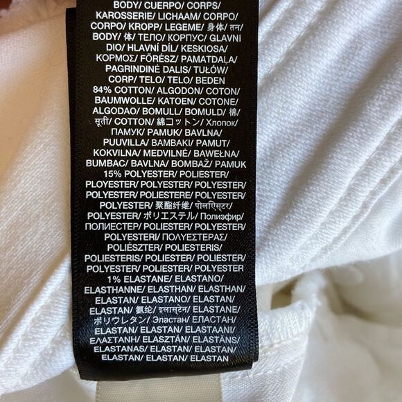 7 For All Mankind Cotton White Romper Size M - Picture 10 of 10